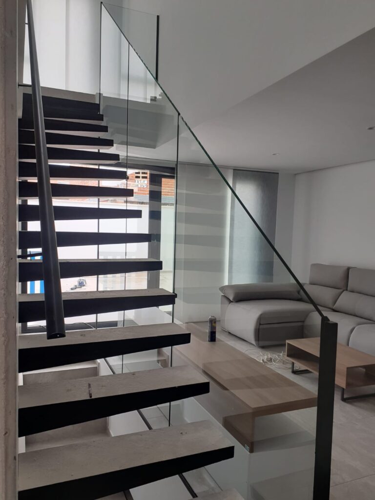 barandillas de cristal